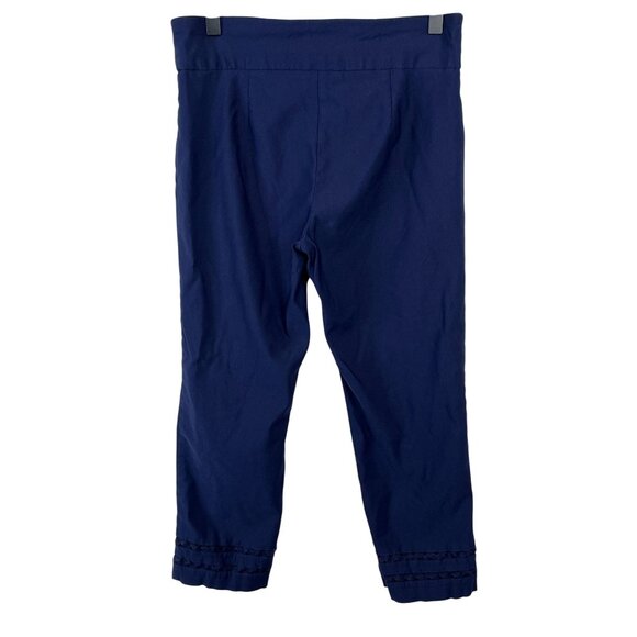 Crown & Ivy Leggings 8P Navy Cropped Activewear Pants Yoga Gym Workout - Picture 2 of 9